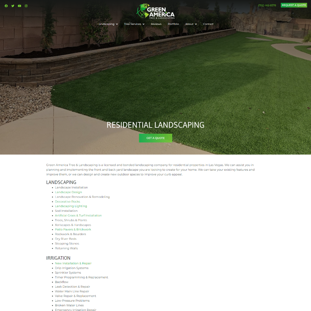 Green America Tree & Landscaping