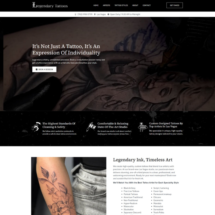 Legendary Tattoos Legendary Tattoos