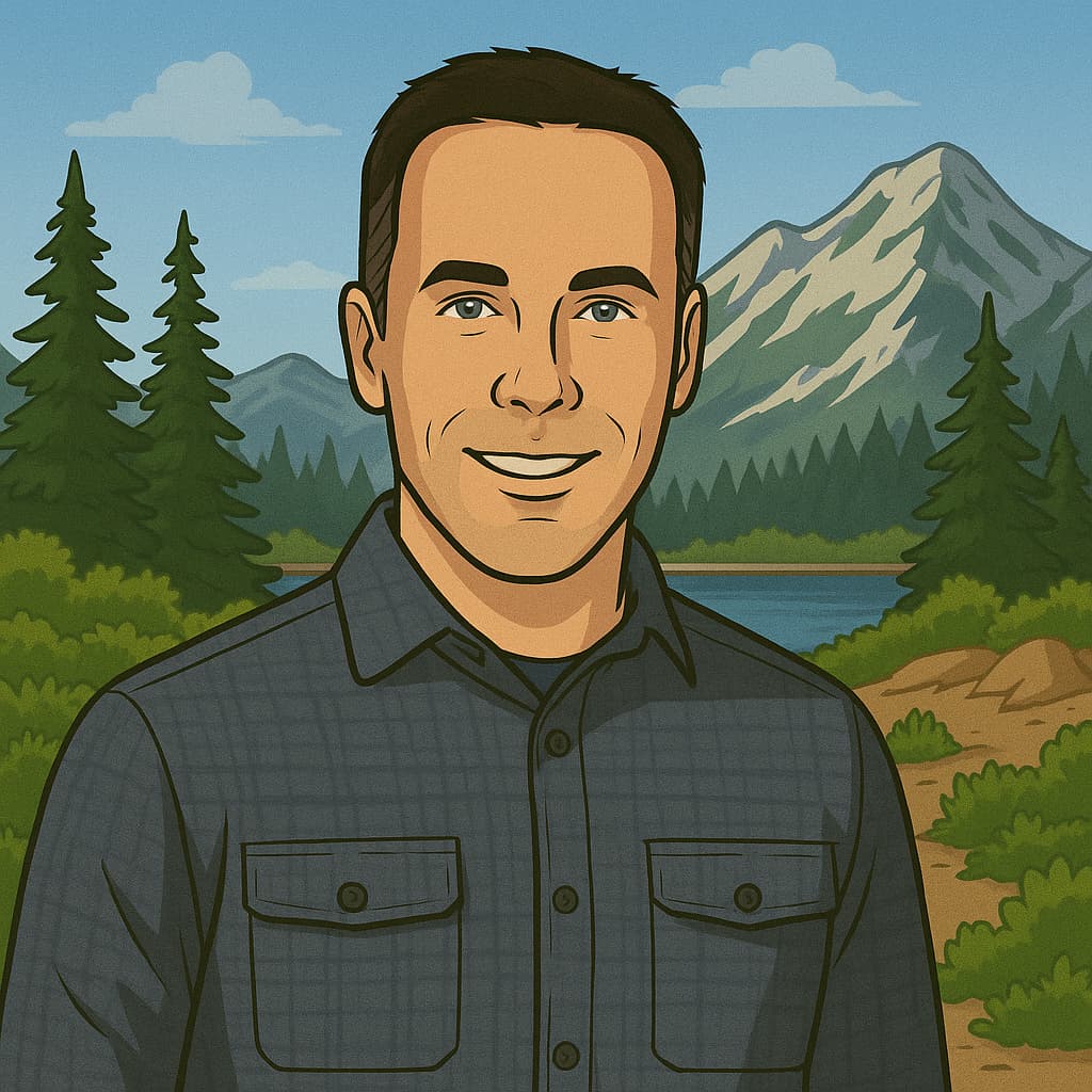 An Artistically Rendered Headshot Of Site Smart Marketing'S James, Pictured In The Spring Mountains