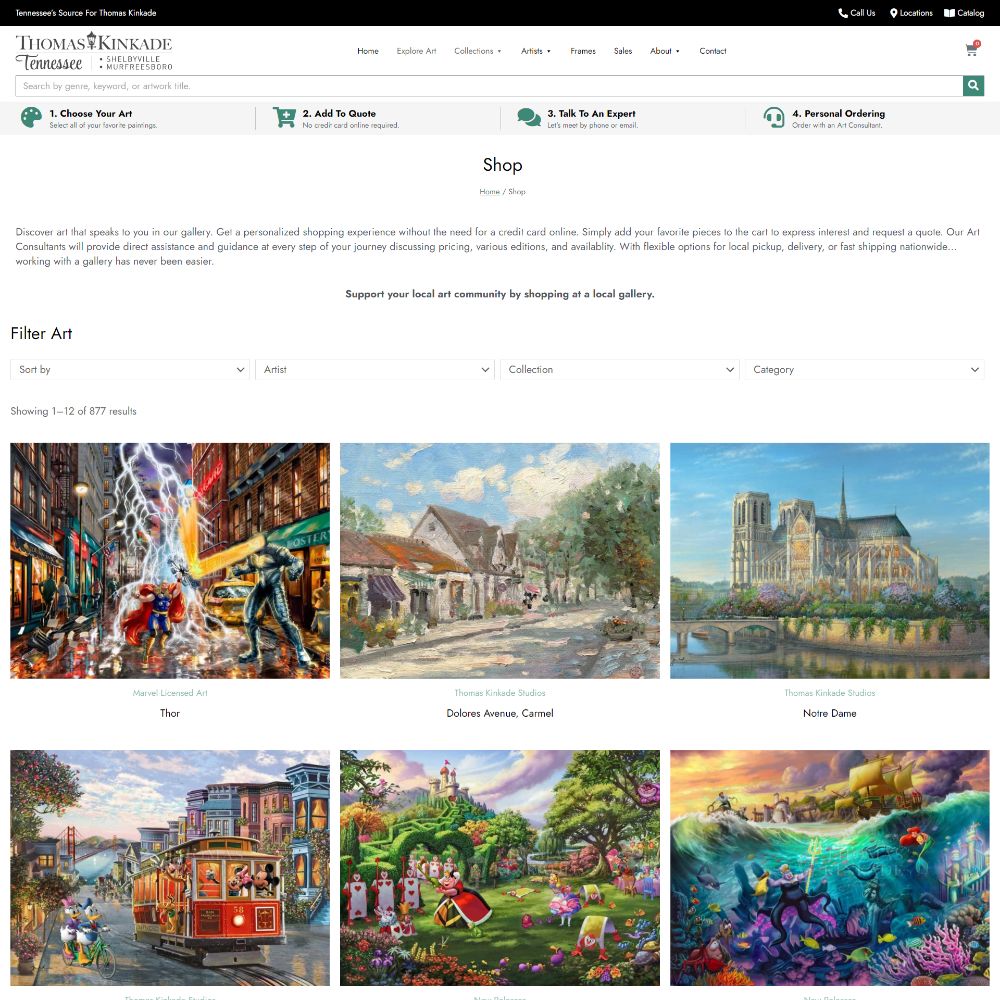 Thomas Kinkade Gallery Of Murfreesboro & Shelbyville