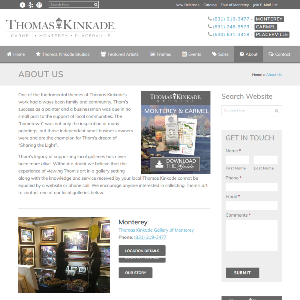 Thomas Kinkade Monterey