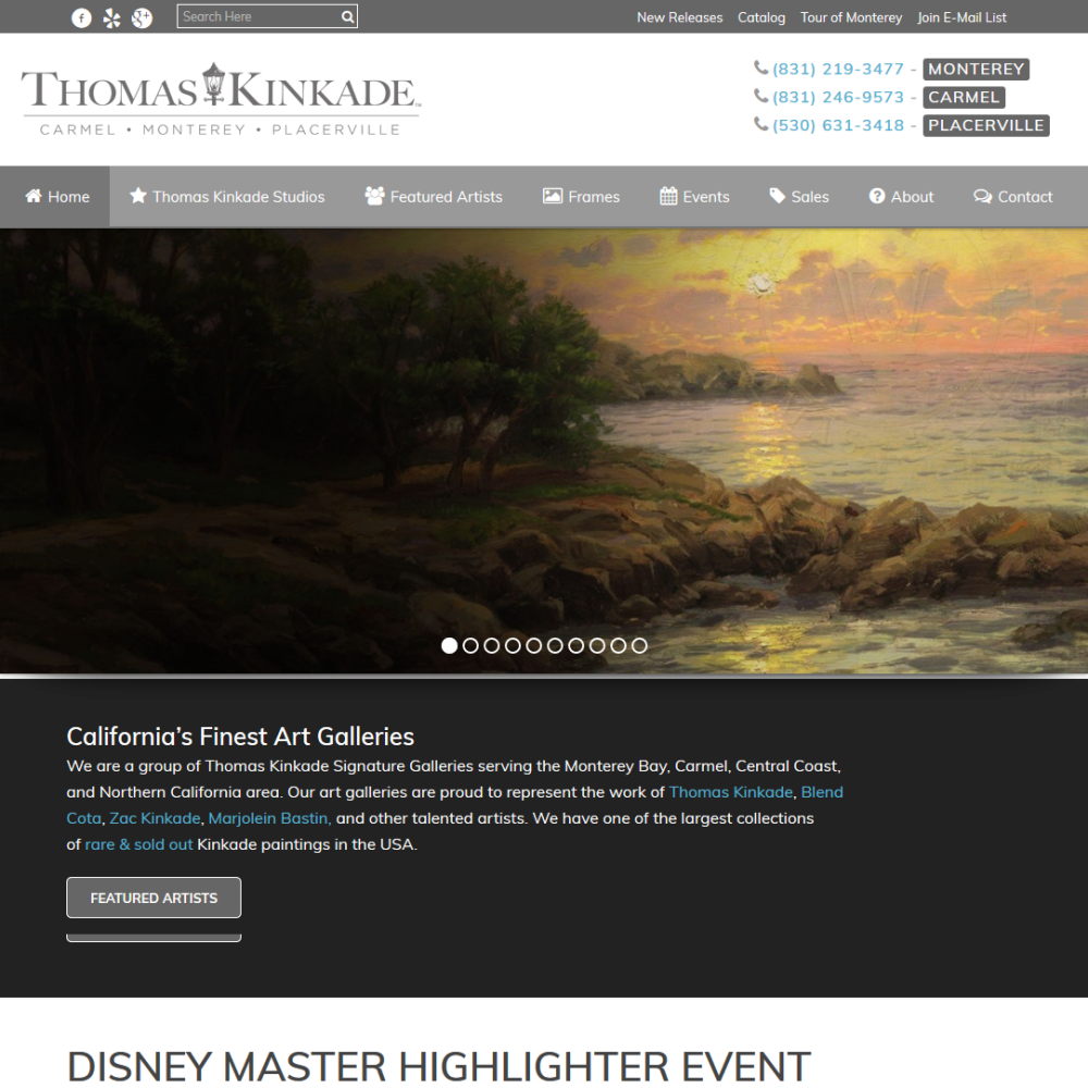 Thomas Kinkade Monterey