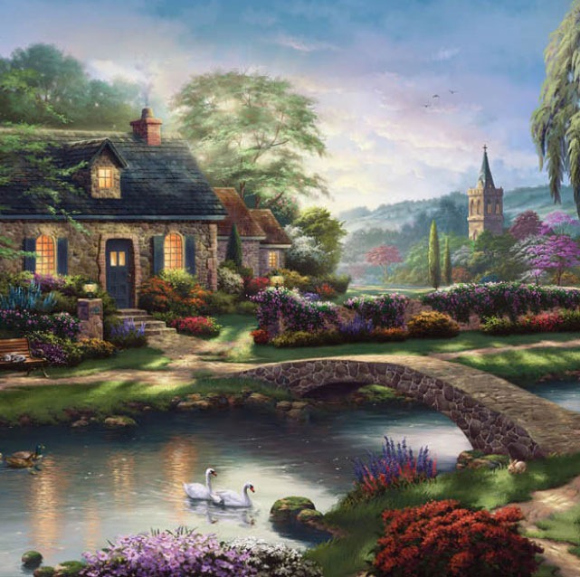 Thomas Kinkade Stoney Creek Picture 644