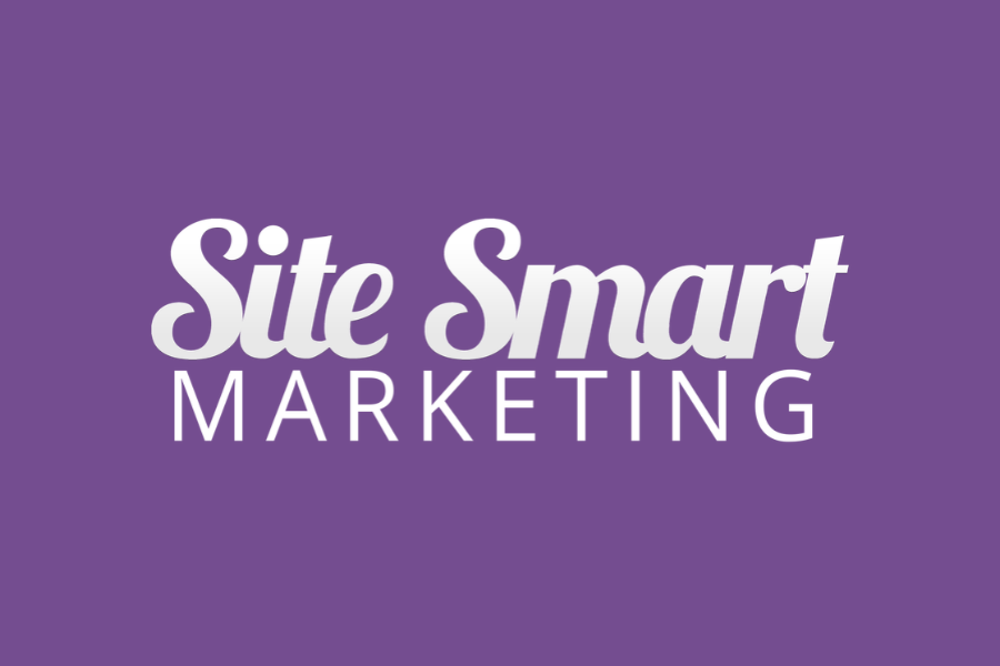 Site Smart Marketing Logo On A Purple Background