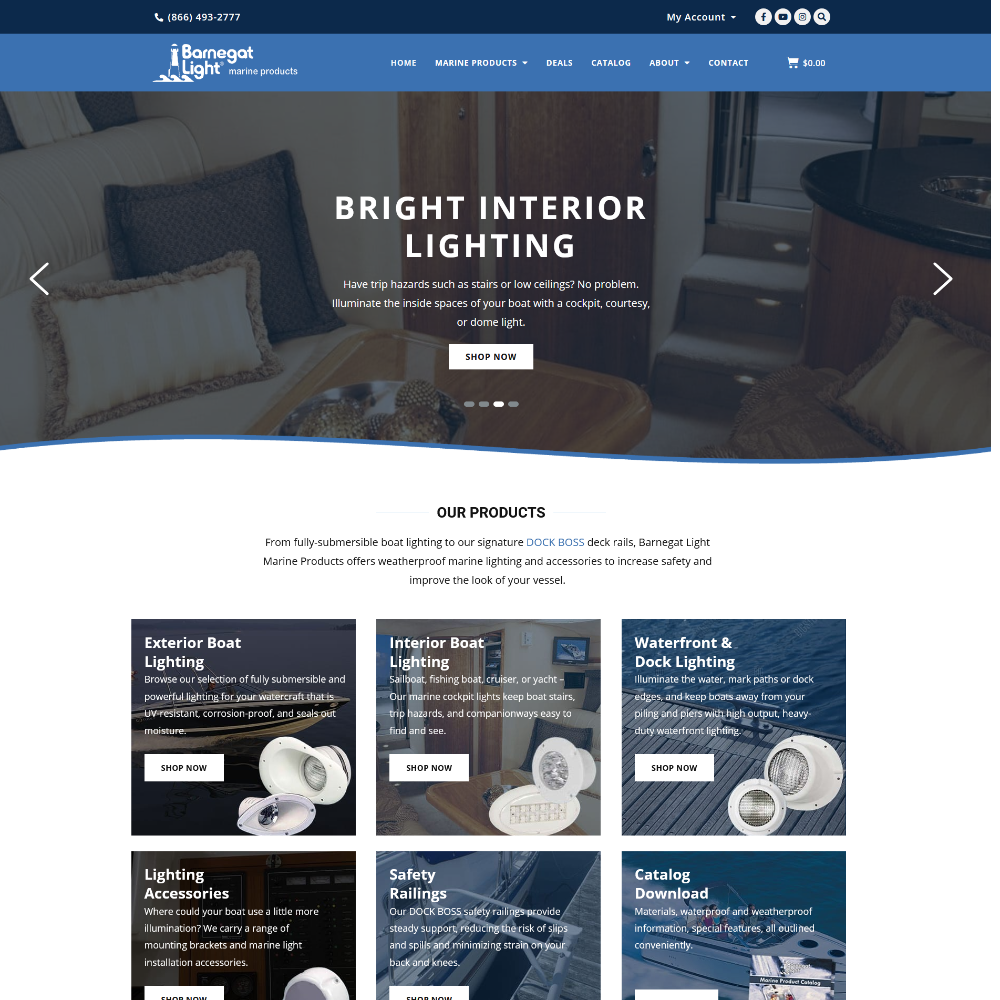 The Home Page For Barnegat Light Marine Products.