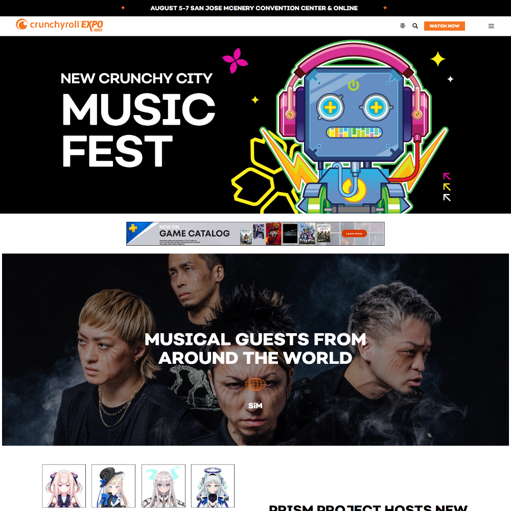 Crunchyroll: Lançamento do New Crunchy City Music Fest