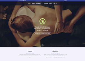 Hands On Call Massage homepage.