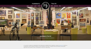 Huckleberry Fine Art homepage.