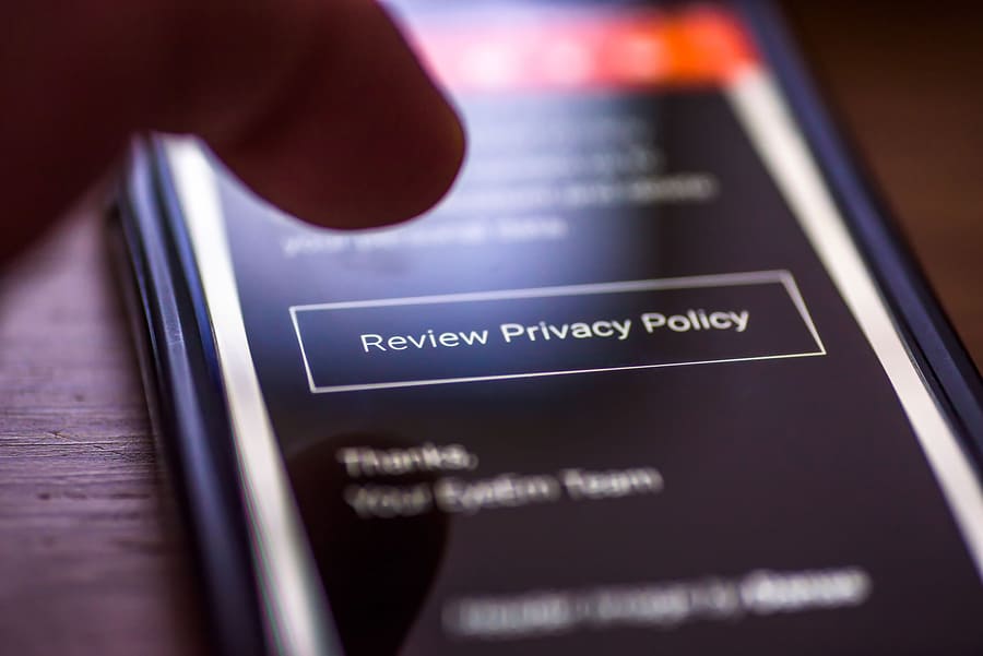 New CCPA Law, Website & Mobile Privacy