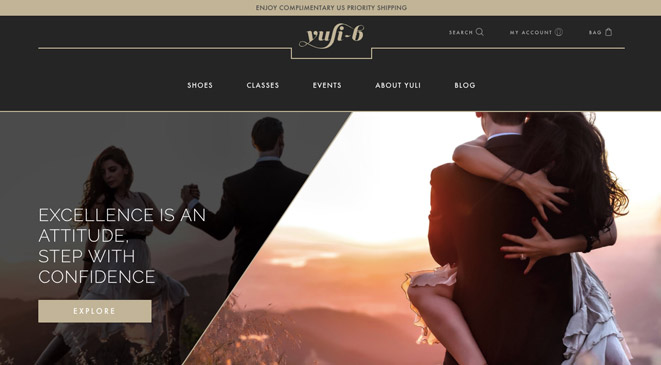 The Yuli B homepage.